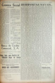 Página do jornal Unitário de março de 1943