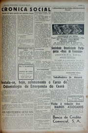 Página do jornal Unitário de março de 1943