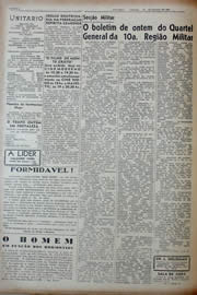 Página do jornal Unitário de março de 1943