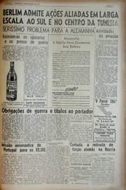Página do jornal Unitário de março de 1943