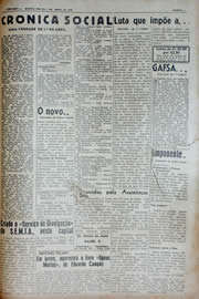 Página do jornal Unitário de abril de 1943