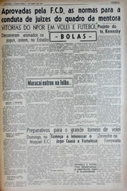 Página do jornal Unitário de abril de 1943