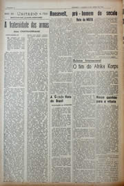 Página do jornal Unitário de abril de 1943