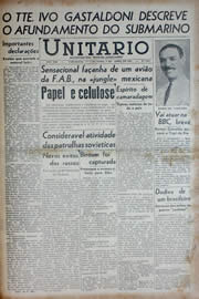 Página do jornal Unitário de abril de 1943