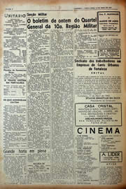 Página do jornal Unitário de abril de 1943