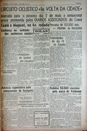 Página do jornal Unitário de abril de 1943