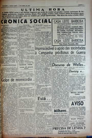 Página do jornal Unitário de abril de 1943