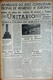 Página do jornal Unitário de abril de 1943