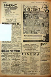Página do jornal Unitário de abril de 1943