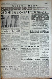 Página do jornal Unitário de abril de 1943