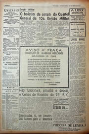 Página do jornal Unitário de abril de 1943
