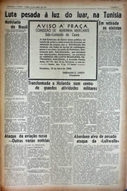 Página do jornal Unitário de abril de 1943