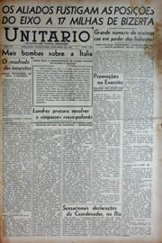 Página do jornal Unitário de abril de 1943