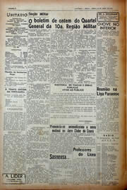 Página do jornal Unitário de abril de 1943