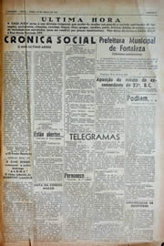 Página do jornal Unitário de abril de 1943