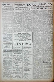 Página do jornal Unitário de maio de 1943