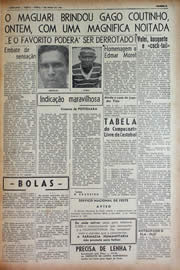 Página do jornal Unitário de maio de 1943