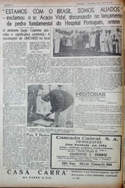 Página do jornal Unitário de maio de 1943