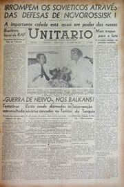 Página do jornal Unitário de maio de 1943