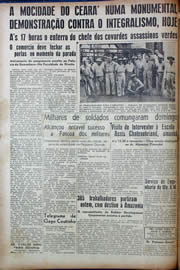 Página do jornal Unitário de maio de 1943
