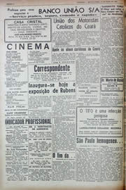 Página do jornal Unitário de maio de 1943