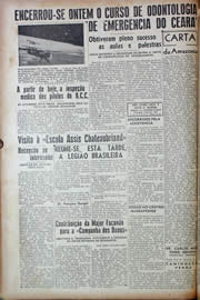 Página do jornal Unitário de maio de 1943