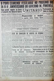 Página do jornal Unitário de maio de 1943