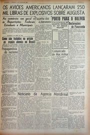 Página do jornal Unitário de maio de 1943