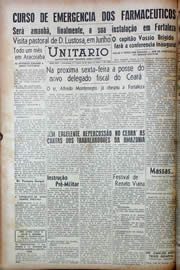 Página do jornal Unitário de maio de 1943