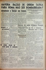 Página do jornal Unitário de junho de 1943