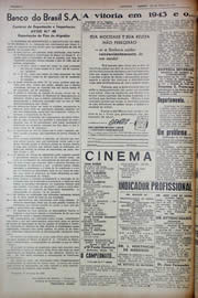 Página do jornal Unitário de junho de 1943