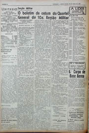 Página do jornal Unitário de junho de 1943