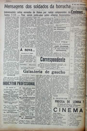 Página do jornal Unitário de junho de 1943