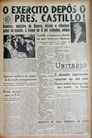 Página do jornal Unitário de junho de 1943
