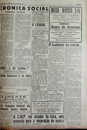 Página do jornal Unitário de junho de 1943