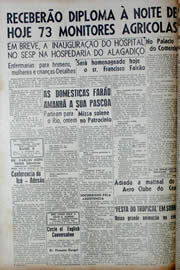 Página do jornal Unitário de junho de 1943