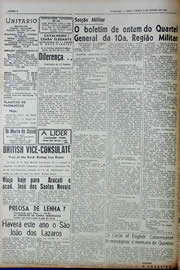 Página do jornal Unitário de junho de 1943