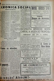 Página do jornal Unitário de junho de 1943