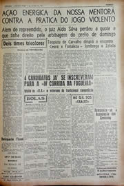 Página do jornal Unitário de junho de 1943
