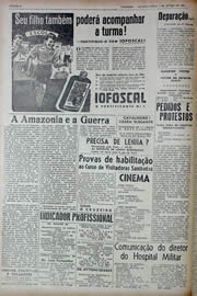 Página do jornal Unitário de junho de 1943