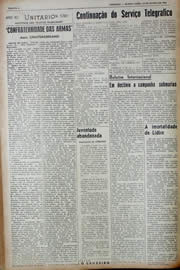Página do jornal Unitário de junho de 1943