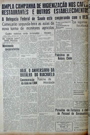 Página do jornal Unitário de junho de 1943