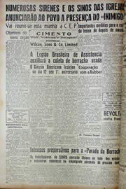 Página do jornal Unitário de junho de 1943
