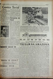 Página do jornal Unitário de junho de 1943