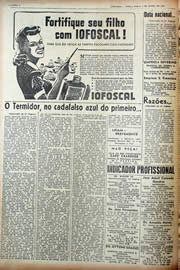 Página do jornal Unitário de julho de 1943