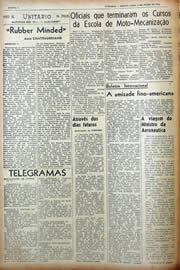 Página do jornal Unitário de julho de 1943