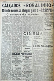 Página do jornal Unitário de julho de 1943