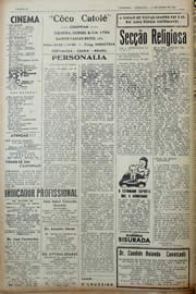 Página do jornal Unitário de julho de 1943