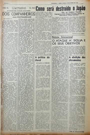 Página do jornal Unitário de julho de 1943