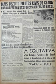 Página do jornal Unitário de julho de 1943